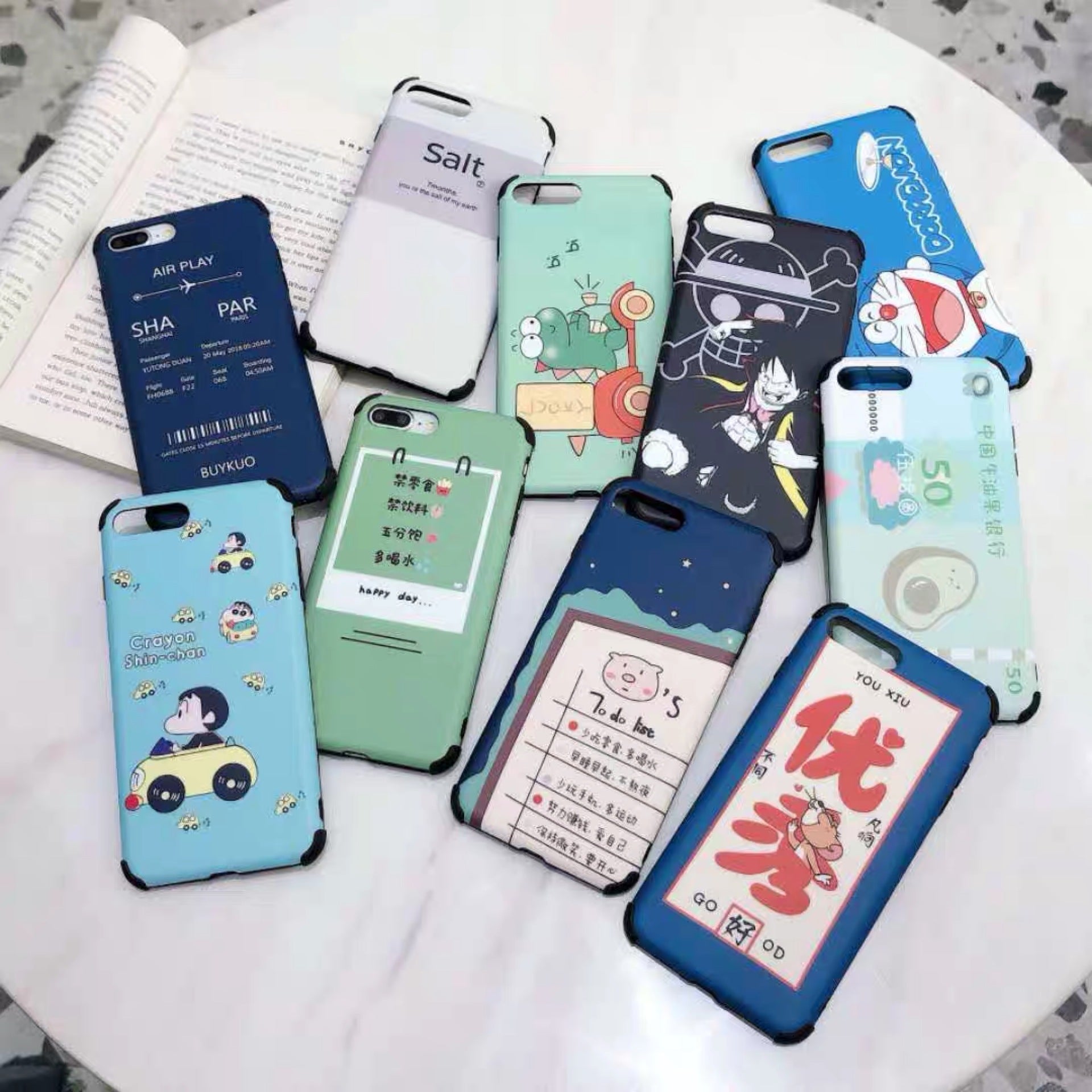 Compatible with Apple , Cartoon frosted phone case