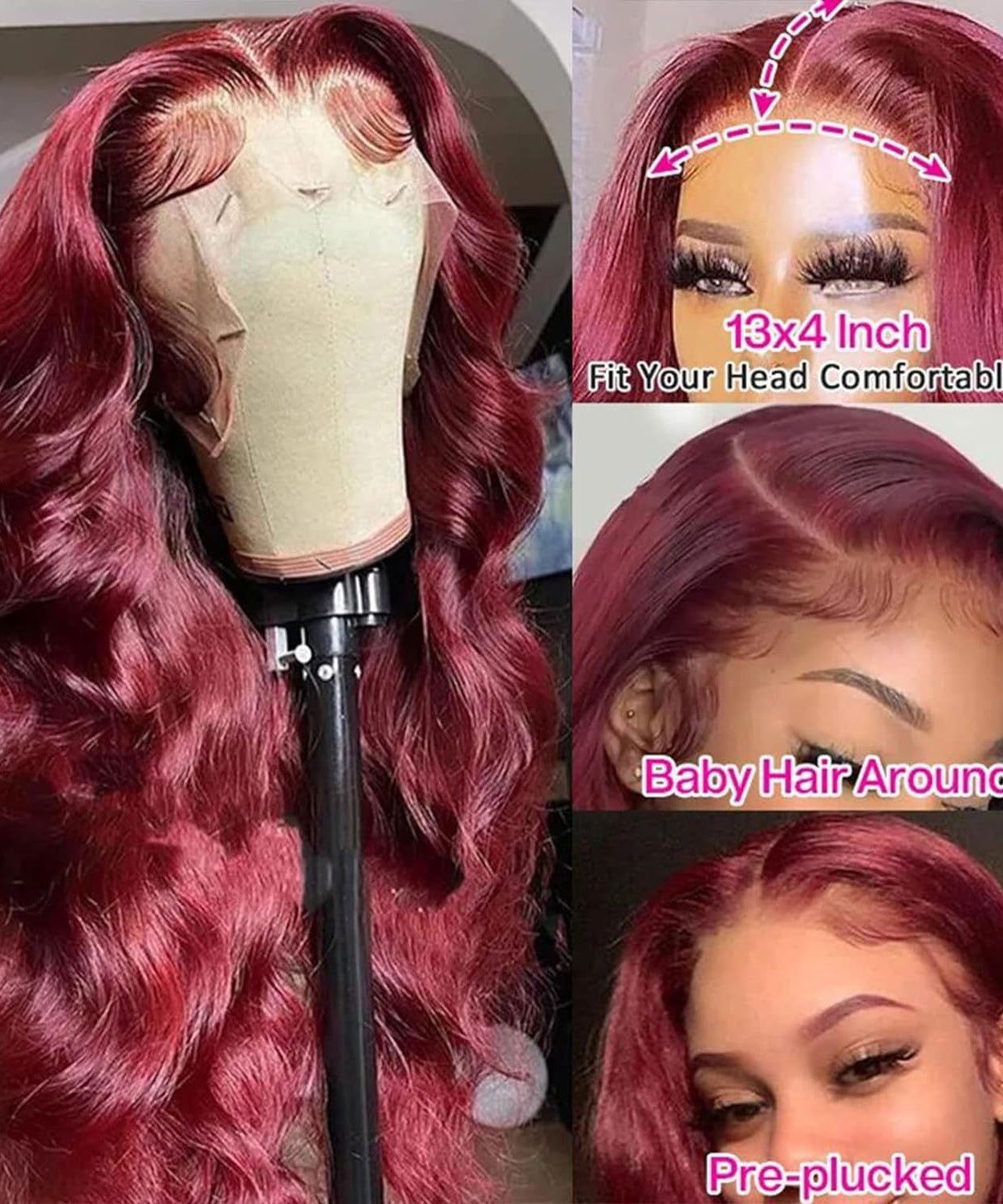 Women's Big Wave Long Roll Synthetic Wigs