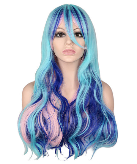 Women's Fashion Gradient Long Curly Wig