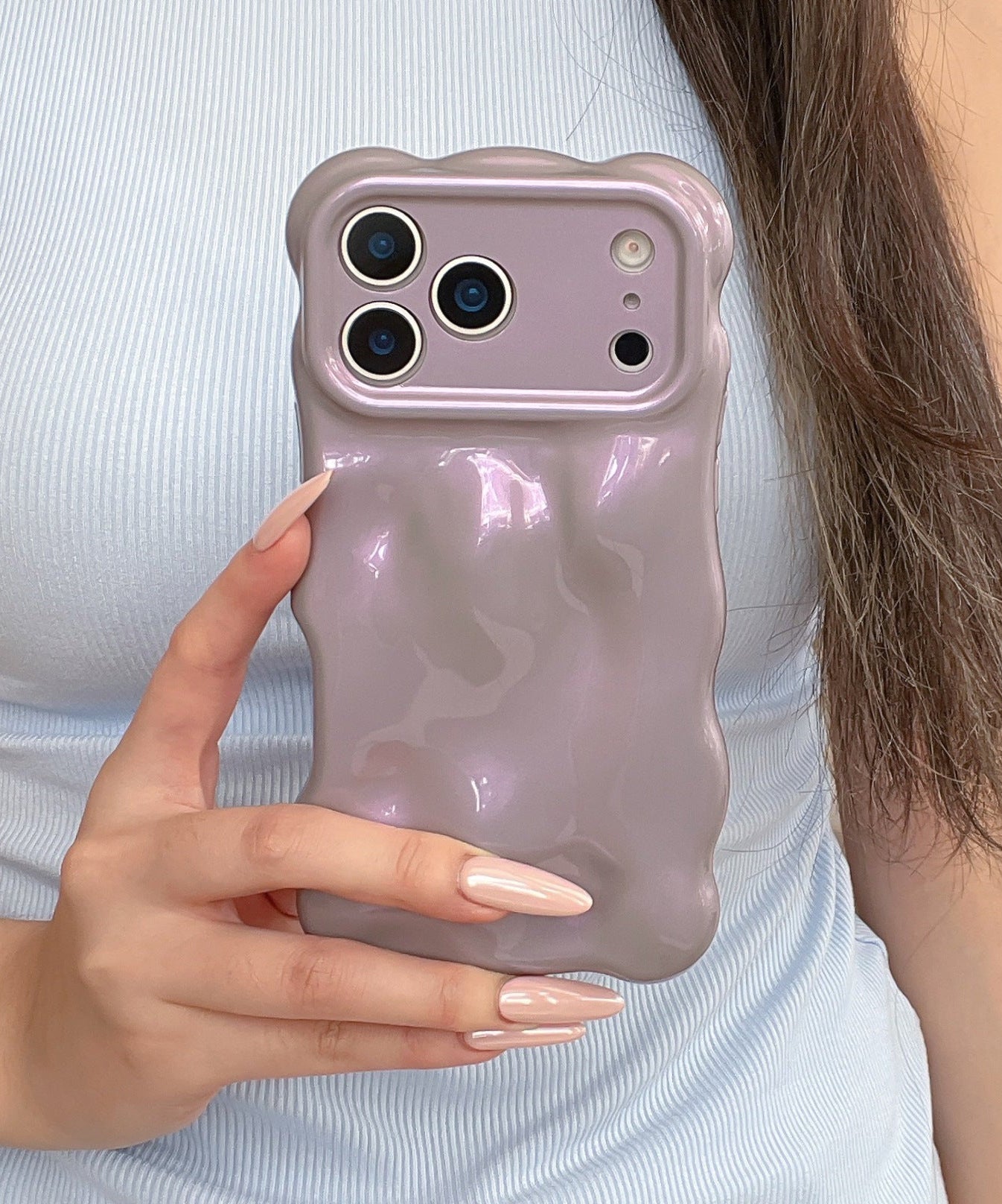 Simple Bubble Suitable For 16pro Max Phone Case 17 New Small Wave Case