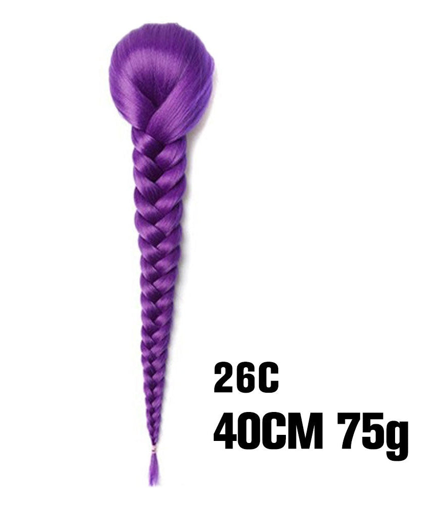 Synthetic Braided Fishtail Horse Tail Women's Wig