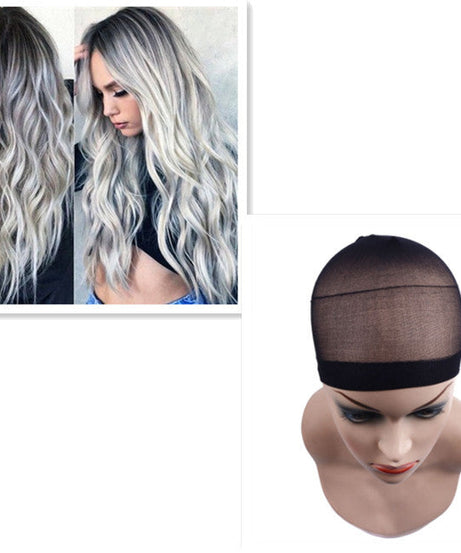 European and American female long curly wigs