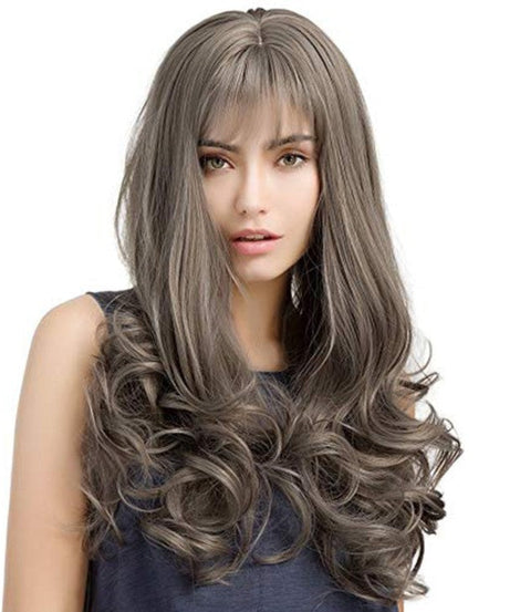 Long curly hair high temperature silk hood