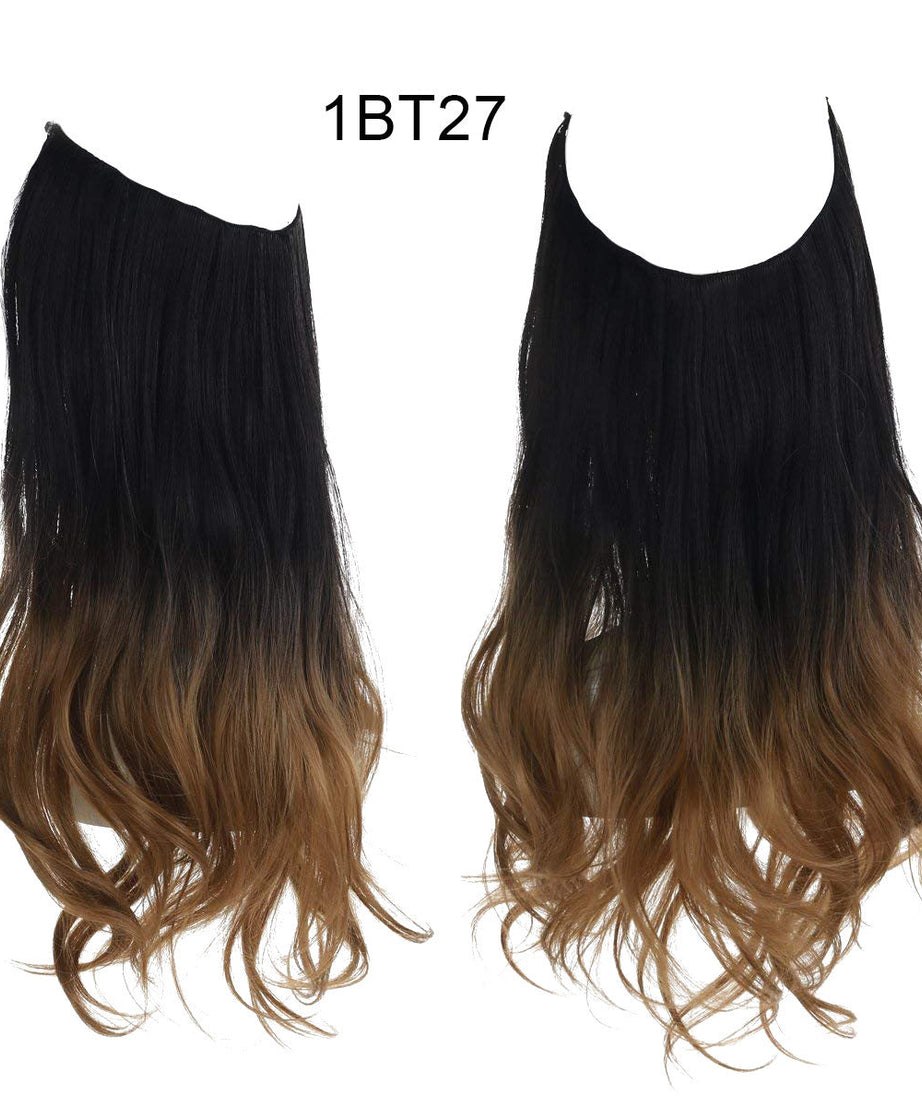 Female fish line wavy short curly hair wig 40/45cm