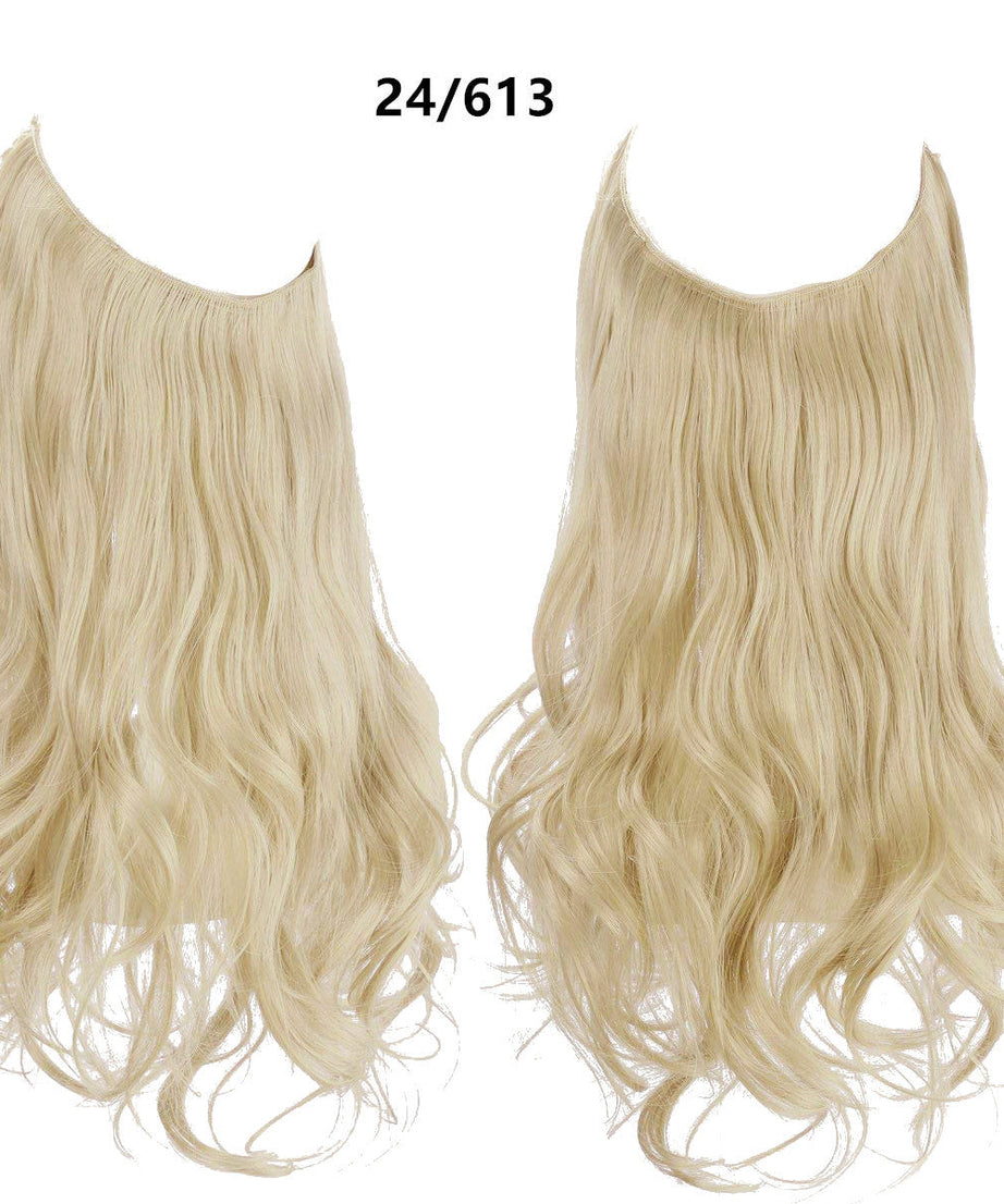 Female fish line wavy short curly hair wig 40/45cm