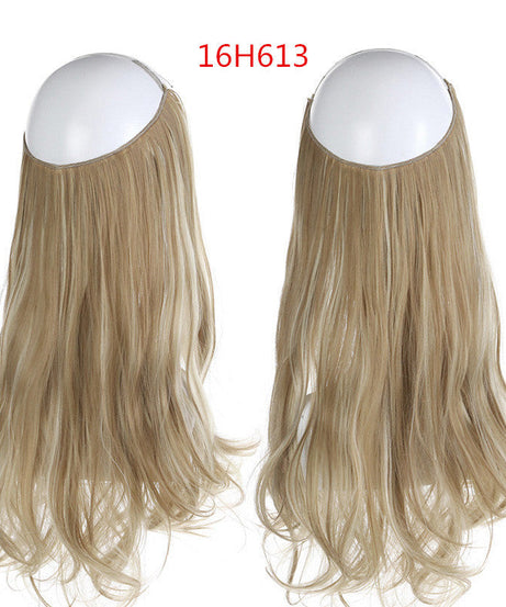 Female fish line wavy short curly hair wig 40/45cm
