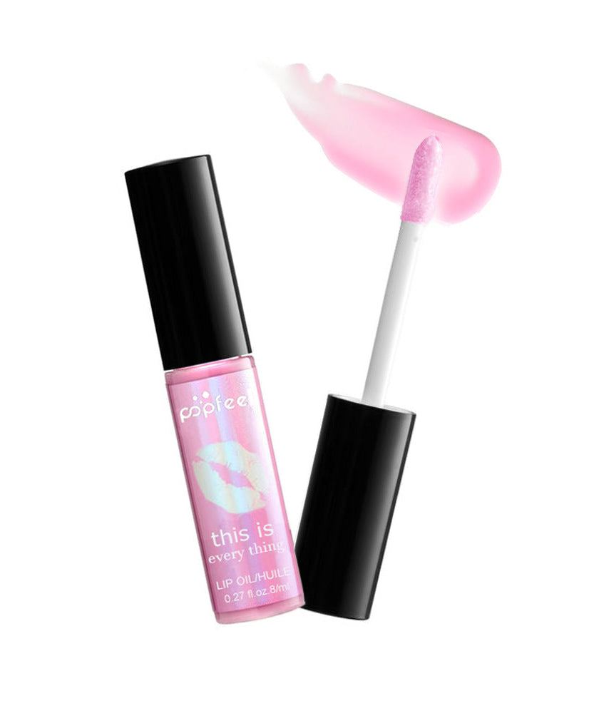 Transparent lip gloss