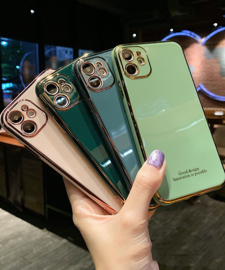 Compatible with Apple, Compatible with Apple , Suitable For iPhone XS Max Electroplating Soft Phone Case