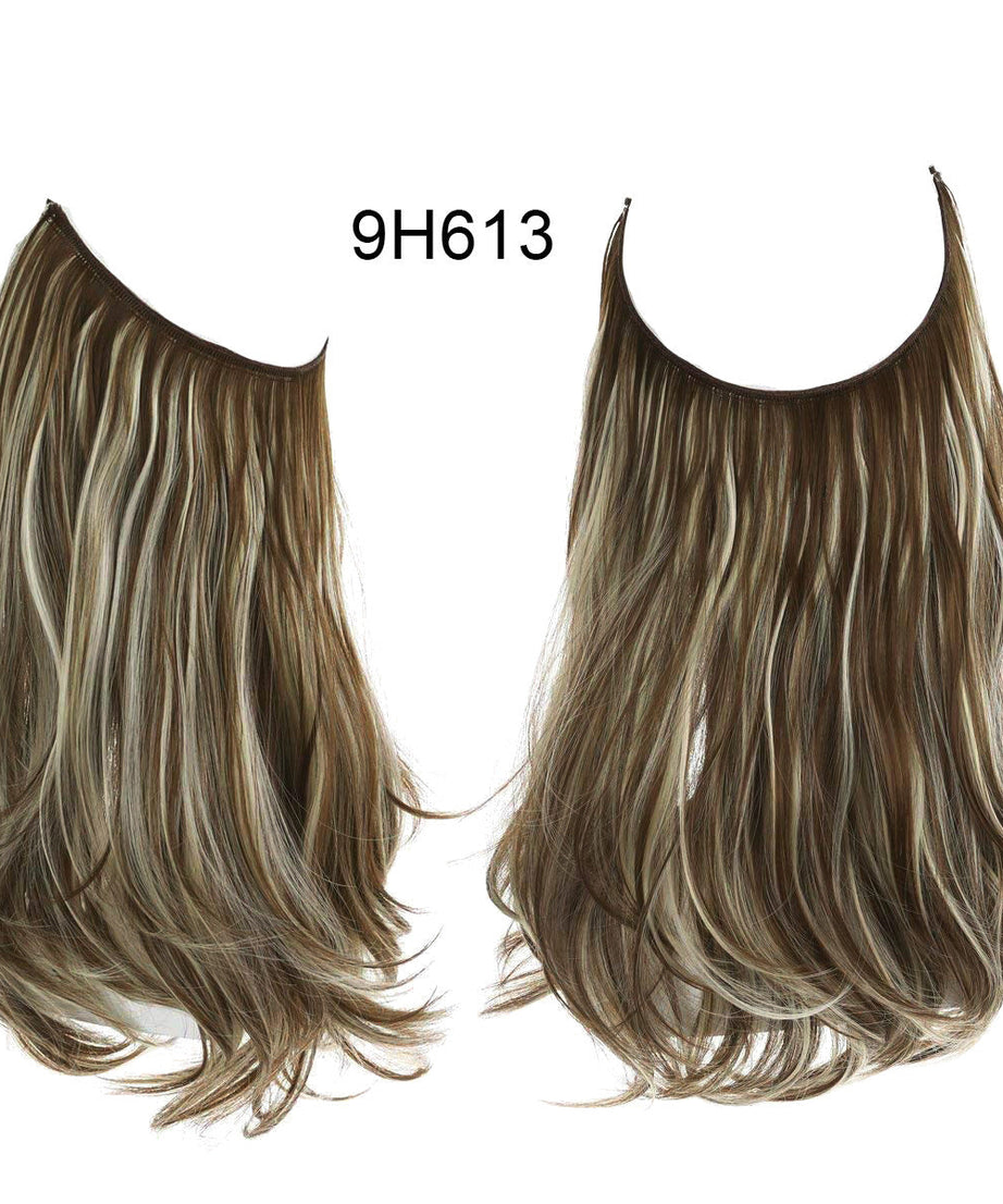 Female fish line wavy short curly hair wig 40/45cm
