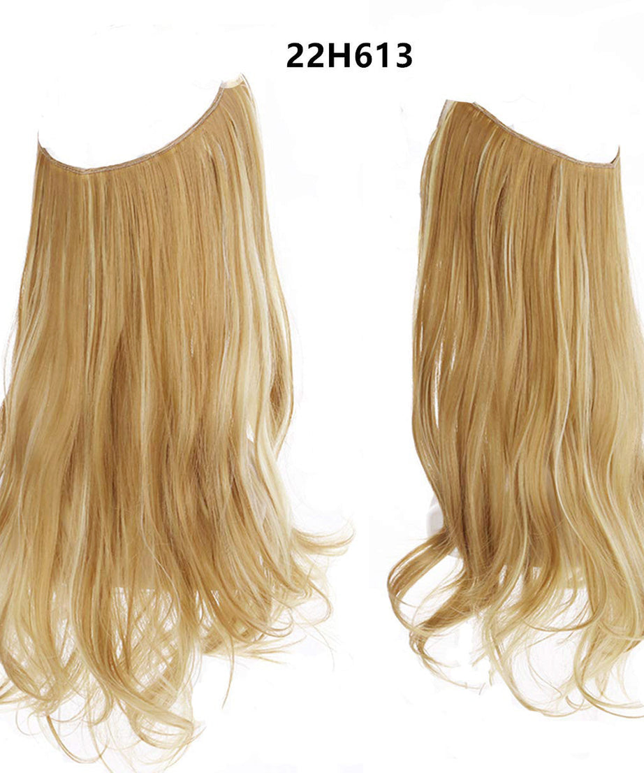 Female fish line wavy short curly hair wig 40/45cm