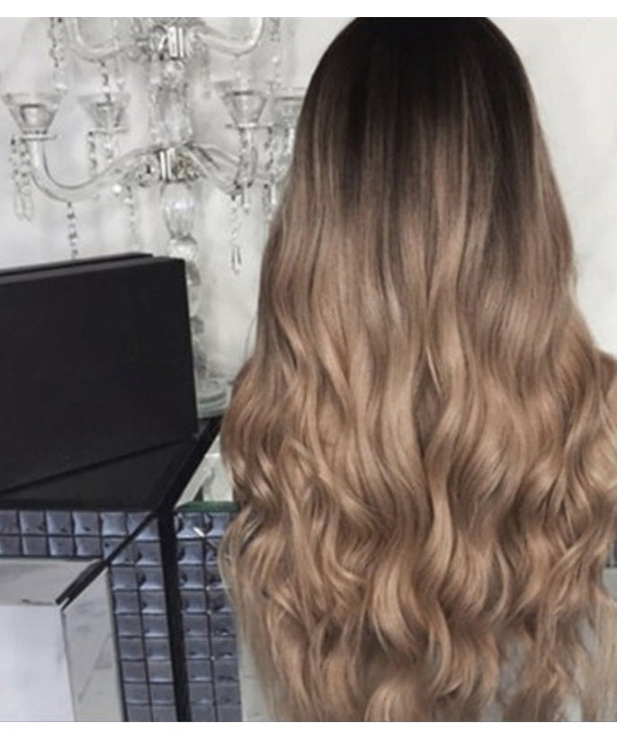 European and American ladies mid-wigs