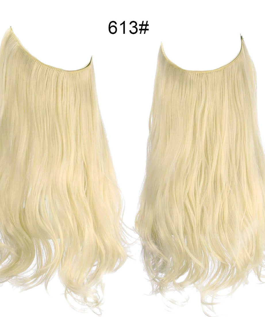 Female fish line wavy short curly hair wig 40/45cm