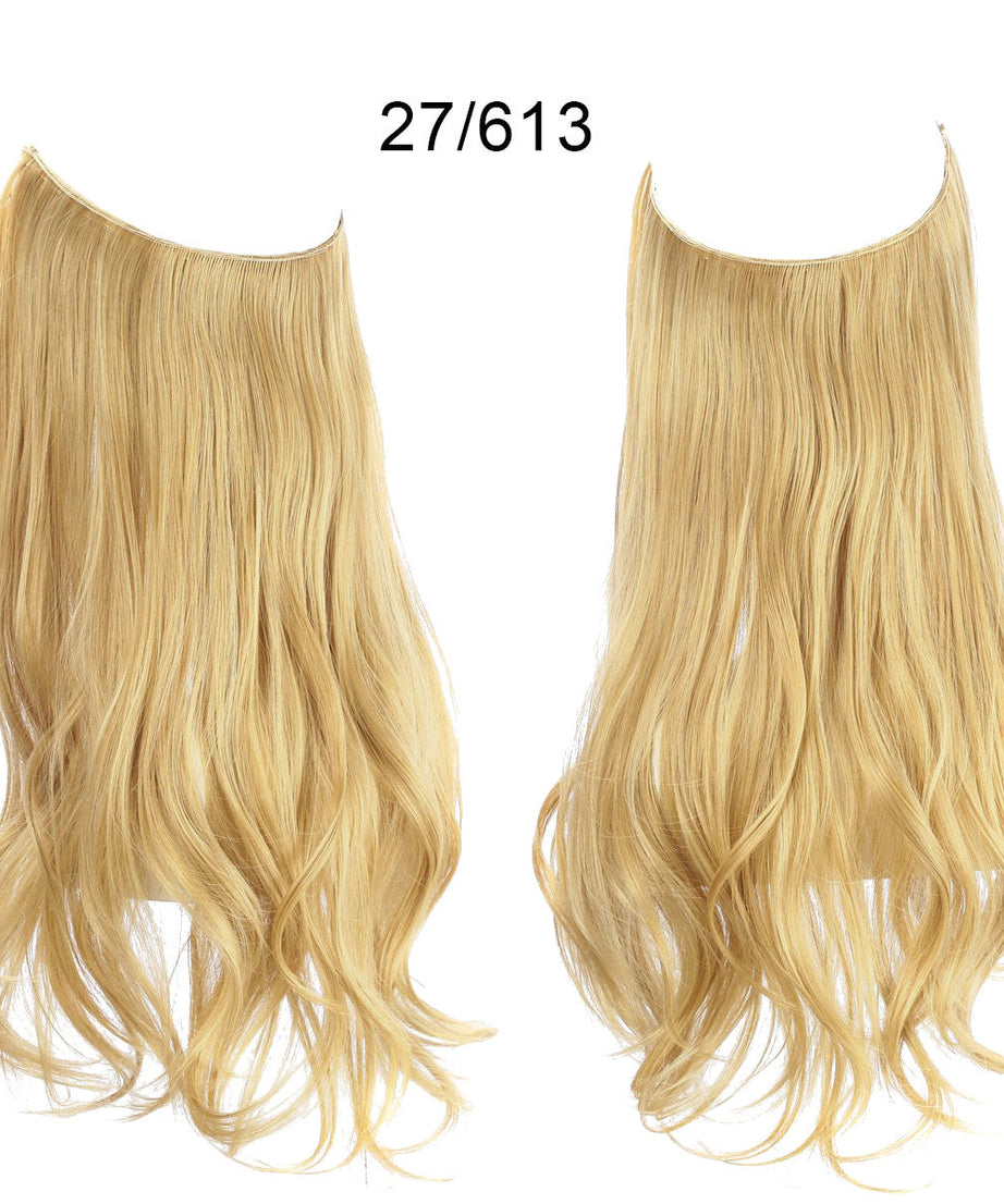 Female fish line wavy short curly hair wig 40/45cm