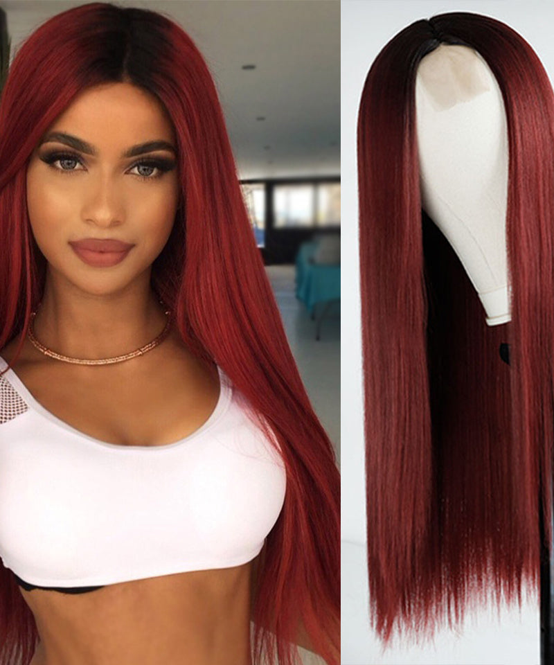 Wigs Fade Into Long Straight Hair