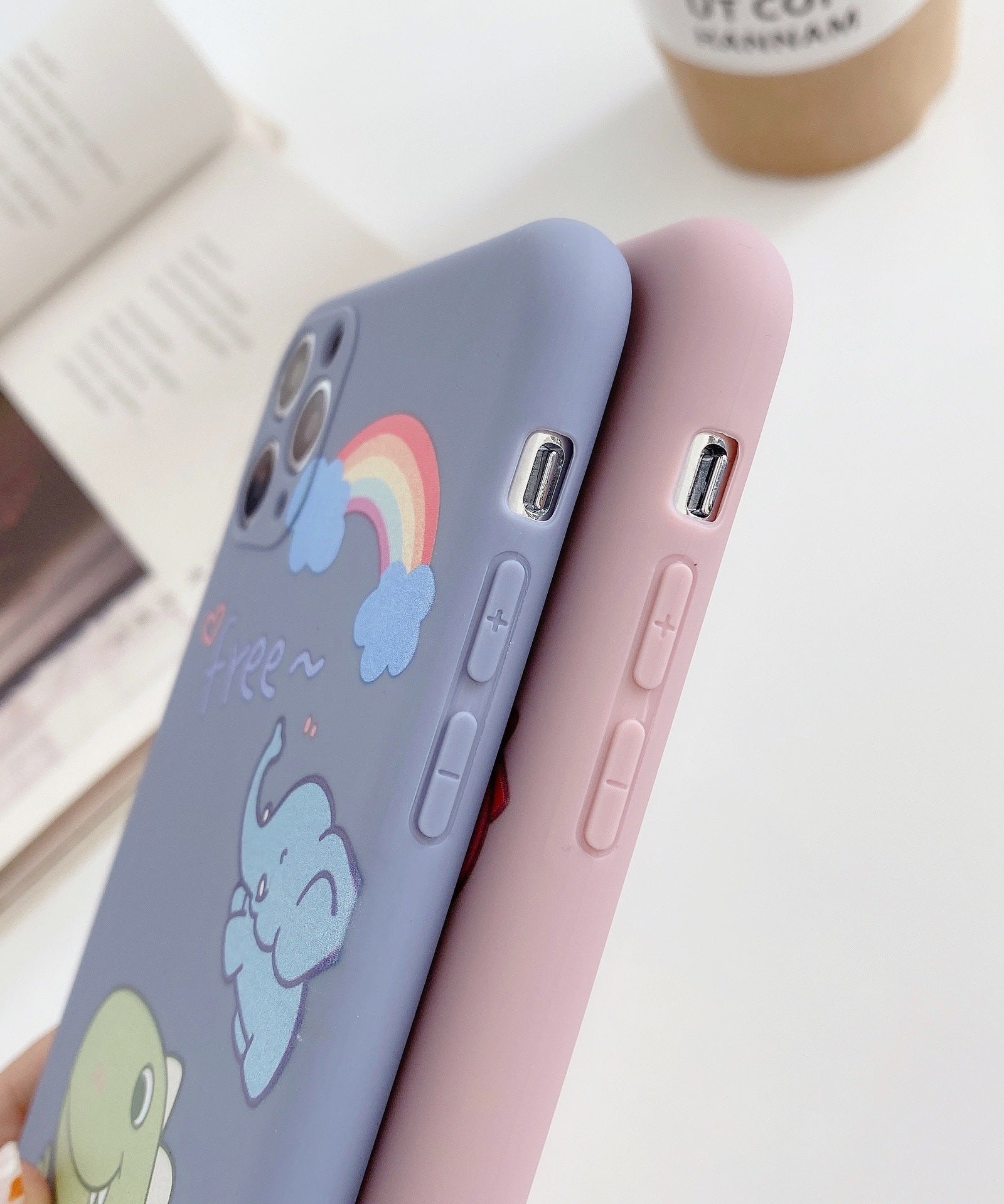 Compatible with Apple, Compatible with Apple , Cartoon Soft Shell For 12mini11promax Apple XXSXRSE Mobile Phone Case Iphone78plus