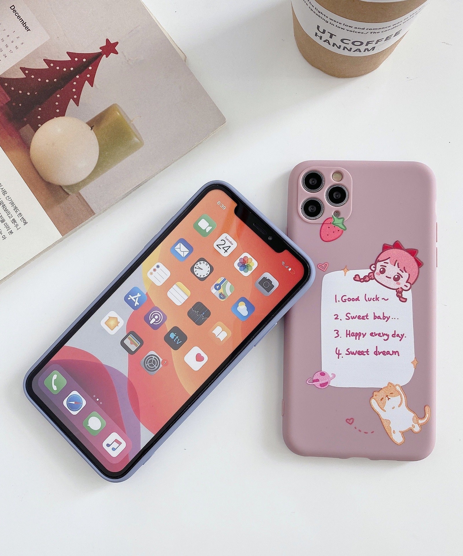 Compatible with Apple, Compatible with Apple , Cartoon Soft Shell For 12mini11promax Apple XXSXRSE Mobile Phone Case Iphone78plus