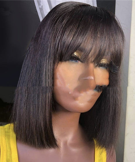 Women's Wigs Blonde Short Straight Hair Bobo Wigs