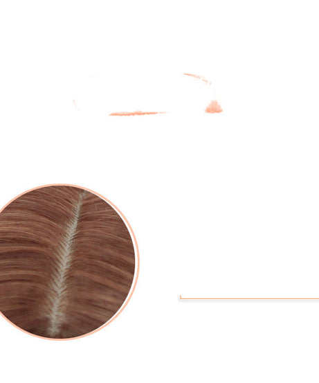 Women's Brown Long Curly Hair, Mid-point Big Wavy Golden Coffee Color Gradient Curly Hair