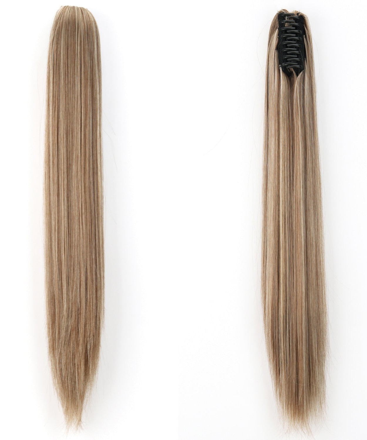 Fashion Ponytail Claw Clip Long Straight Hair Chemical Fiber Wig Fluffy
