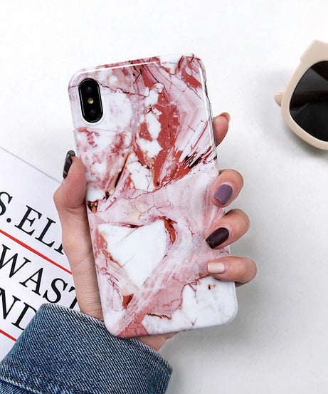 Compatible with Apple, Smooth Marbled IPhone 11 Pro Max Silicone Soft Case