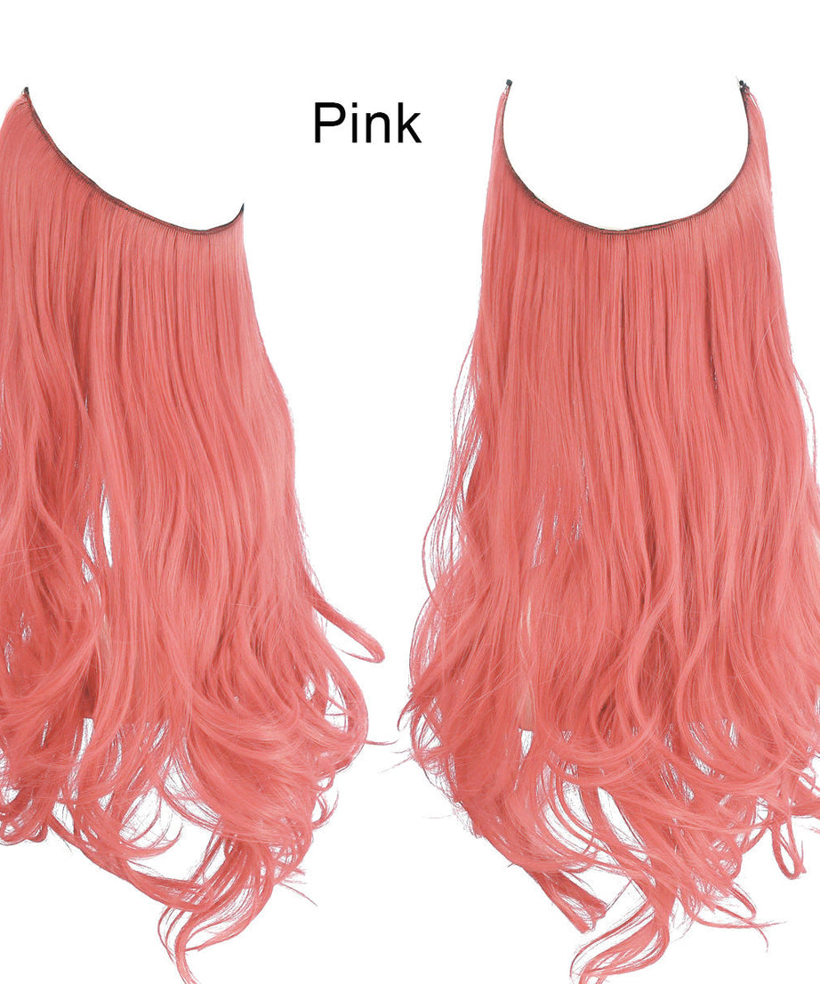 Female fish line wavy short curly hair wig 40/45cm