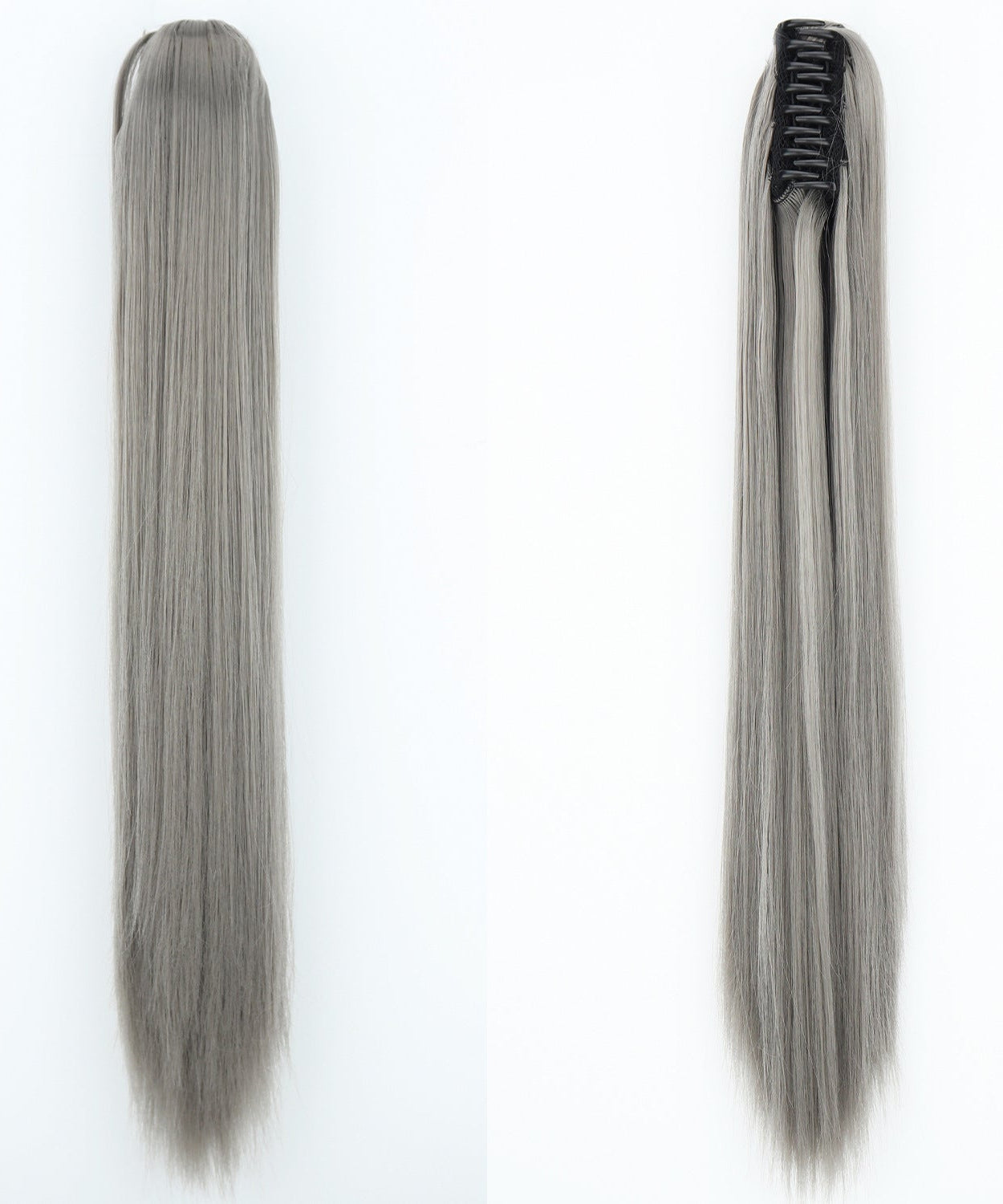 Fashion Ponytail Claw Clip Long Straight Hair Chemical Fiber Wig Fluffy