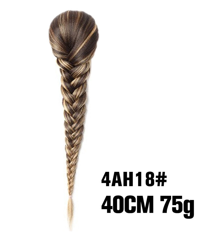Synthetic Braided Fishtail Horse Tail Women's Wig