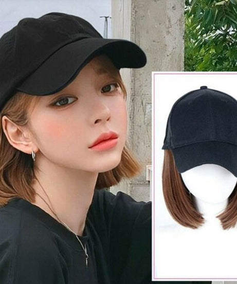 Hats and wigs in one piece