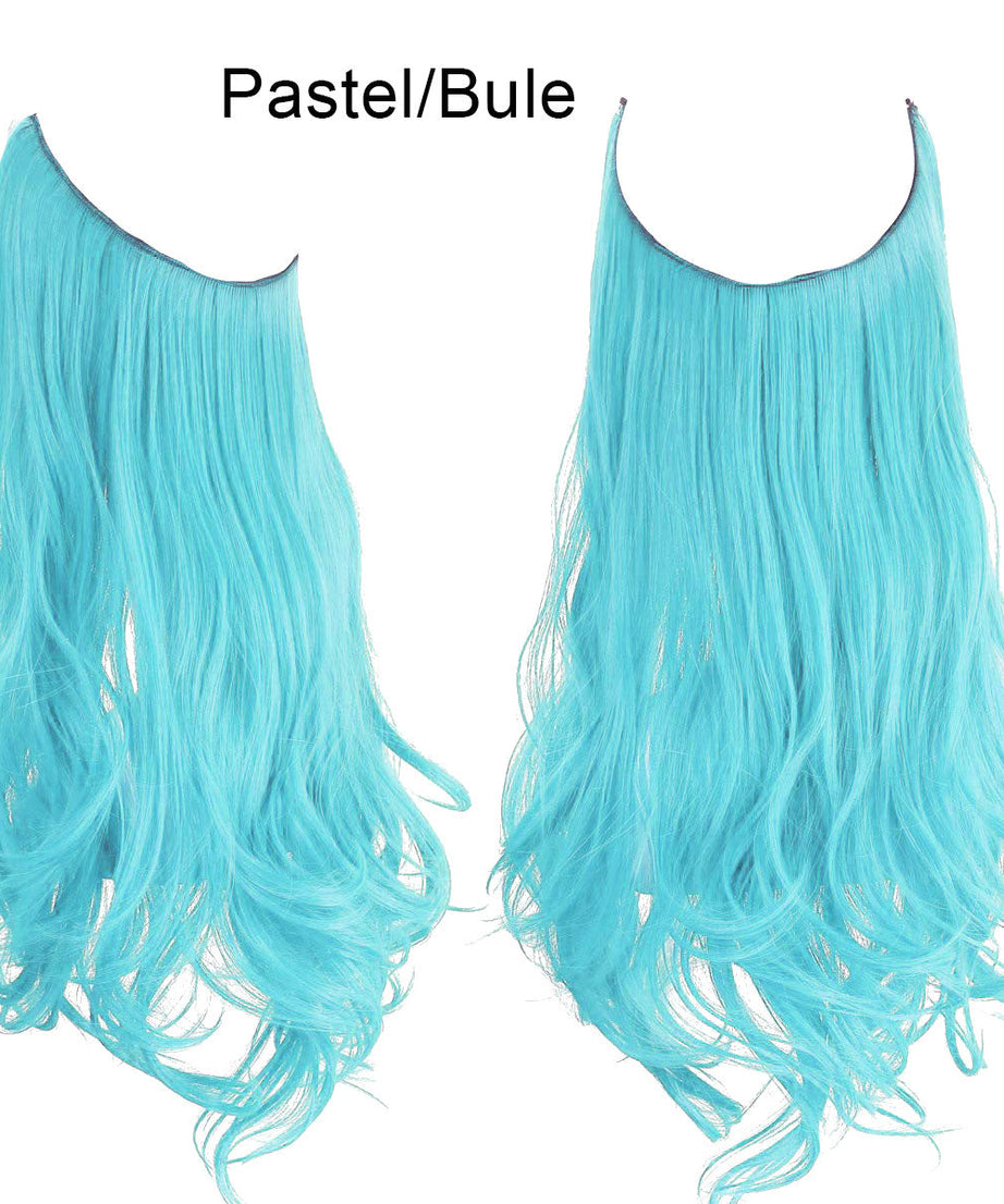 Female fish line wavy short curly hair wig 40/45cm