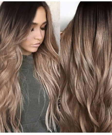 European and American ladies mid-wigs