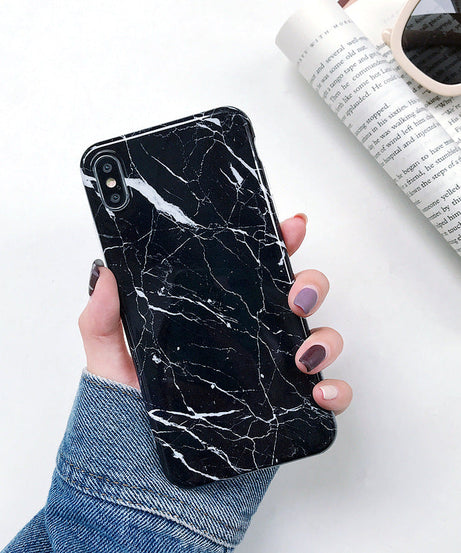 Compatible with Apple, Smooth Marbled IPhone 11 Pro Max Silicone Soft Case