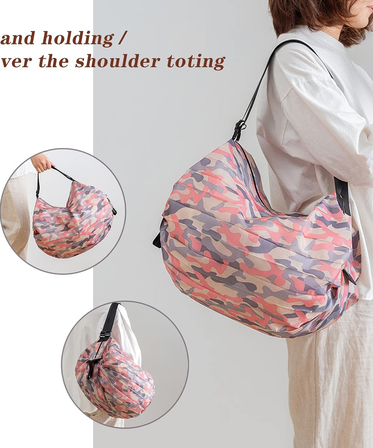 Portable Foldable Reusable Grocery Bags