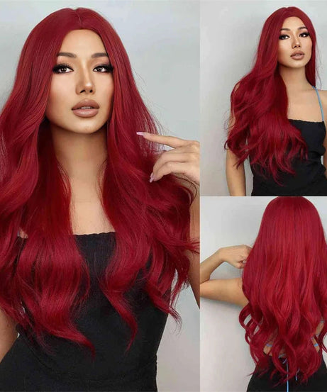Women's Big Wave Long Curly Hair Highlight Wig