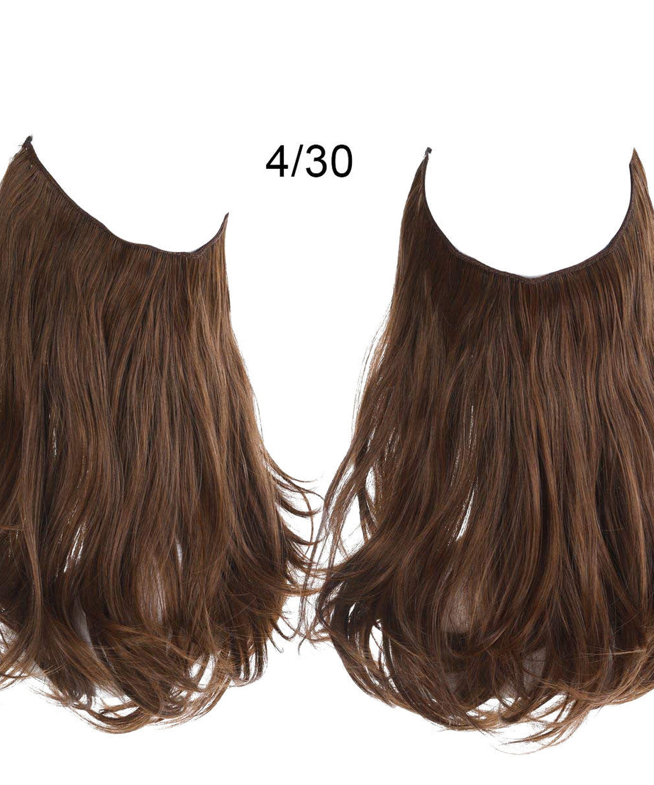 Female fish line wavy short curly hair wig 40/45cm