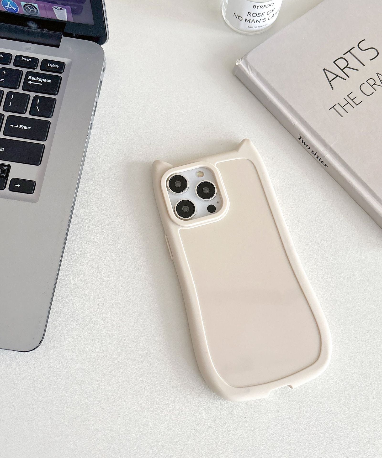 New Cat Ears For 16 Phone Case Simple Niche High-grade Silicone Protective Cover