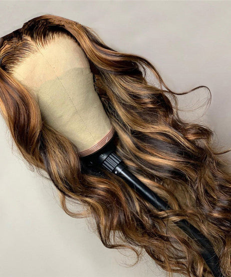 Women's Fashion Foreign Trade Wigs, Long Curly Hair, Chemical Fiber Wigs, Rose Net