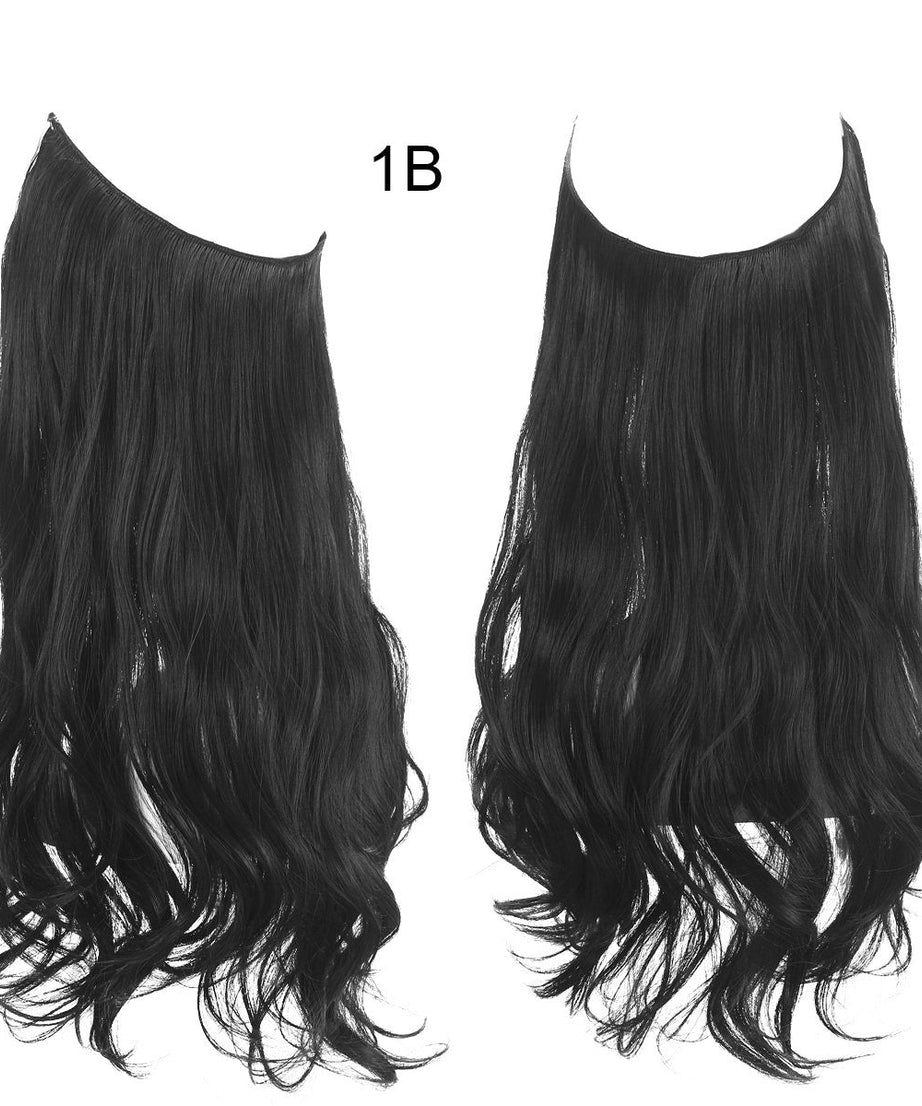 Female fish line wavy short curly hair wig 40/45cm