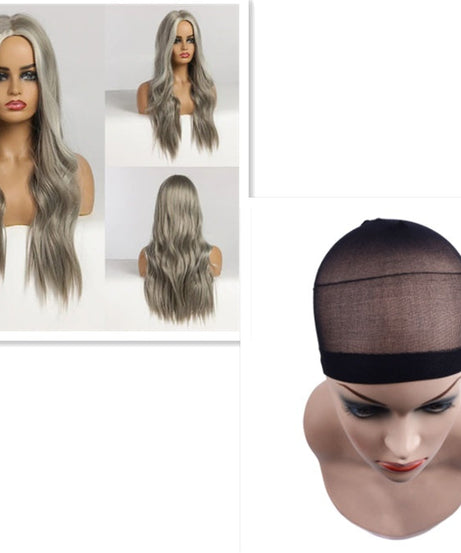 European and American female long curly wigs