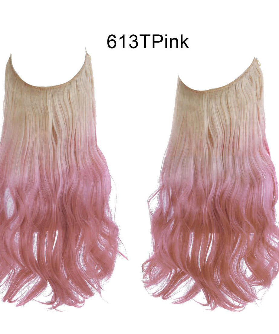 Female fish line wavy short curly hair wig 40/45cm