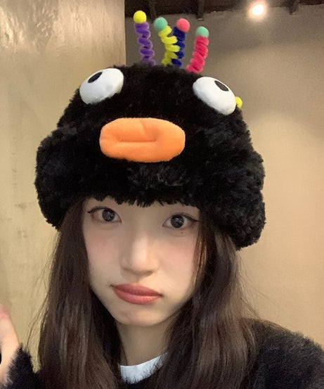Plush Hat Cute Fleece-lined