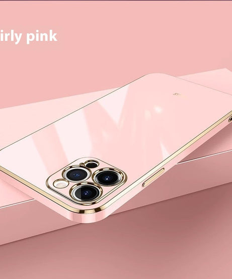 Simple 6D Straight Edge Electroplating Suitable For 16 Phone Case