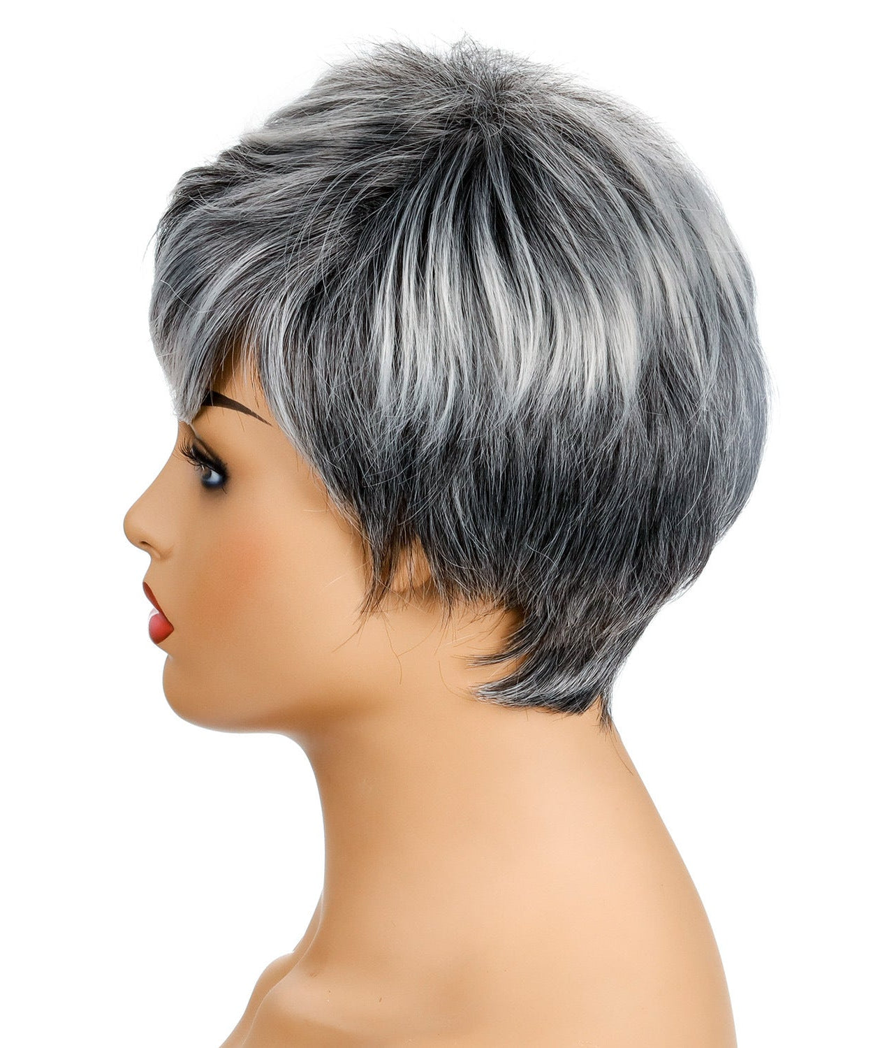 Ladies Fashion Realistic Short Curly Hair Headgear