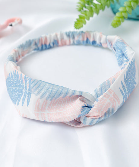 Printed cross headband elastic elastic headband