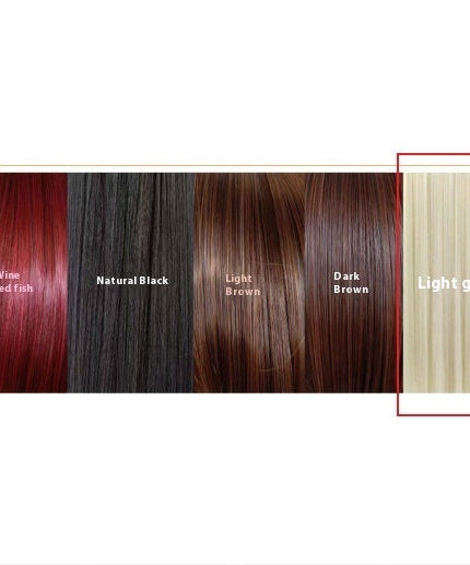 Mid-length Straight Hair Hand-woven Front Lace Synthetic Wigs