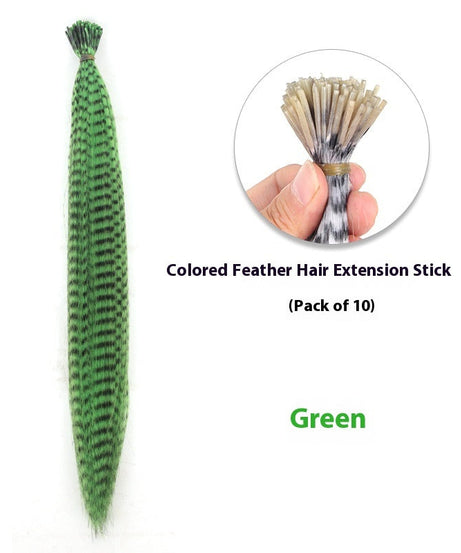Feather Wig Colored Chemical Fiber Stripes 13 Colors