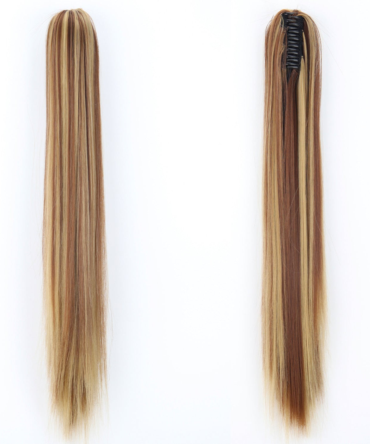 Fashion Ponytail Claw Clip Long Straight Hair Chemical Fiber Wig Fluffy