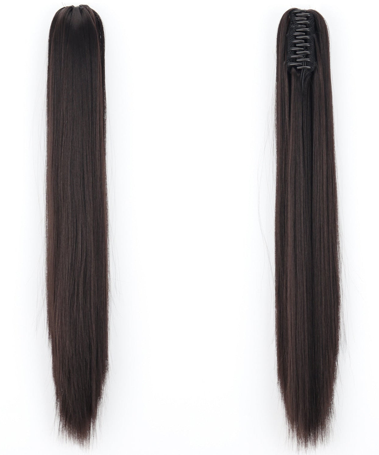 Fashion Ponytail Claw Clip Long Straight Hair Chemical Fiber Wig Fluffy
