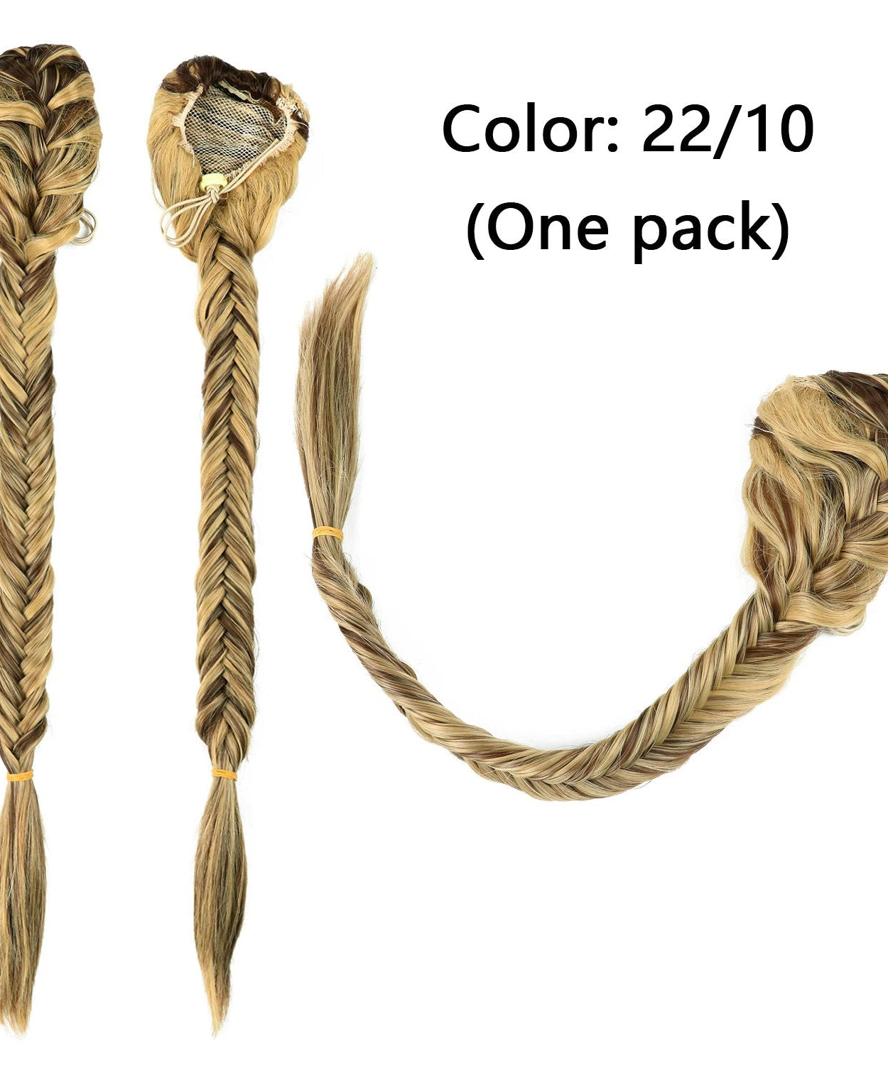 Synthetic Braided Fishtail Horse Tail Women's Wig