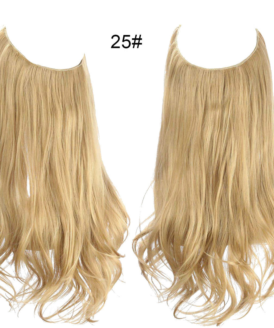 Female fish line wavy short curly hair wig 40/45cm
