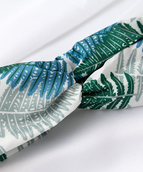 Printed cross headband elastic elastic headband